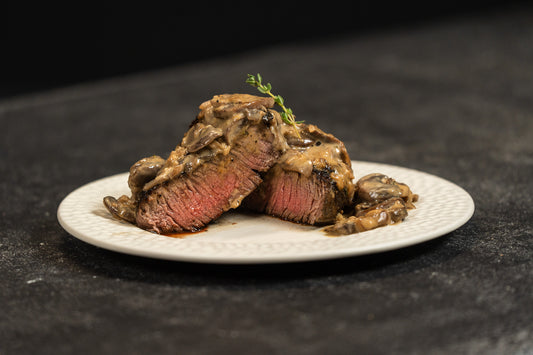 Creamy Mushroom Sauce for Dusted Steak